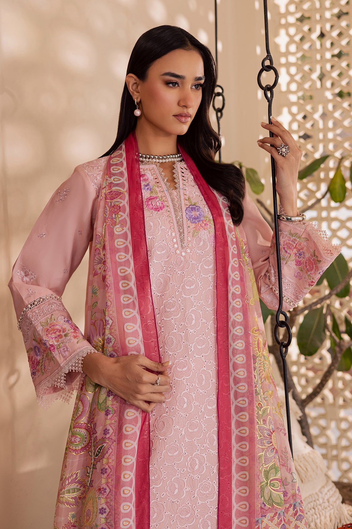 Raj bari | Selene Premium Festive Lawn | Noore'
