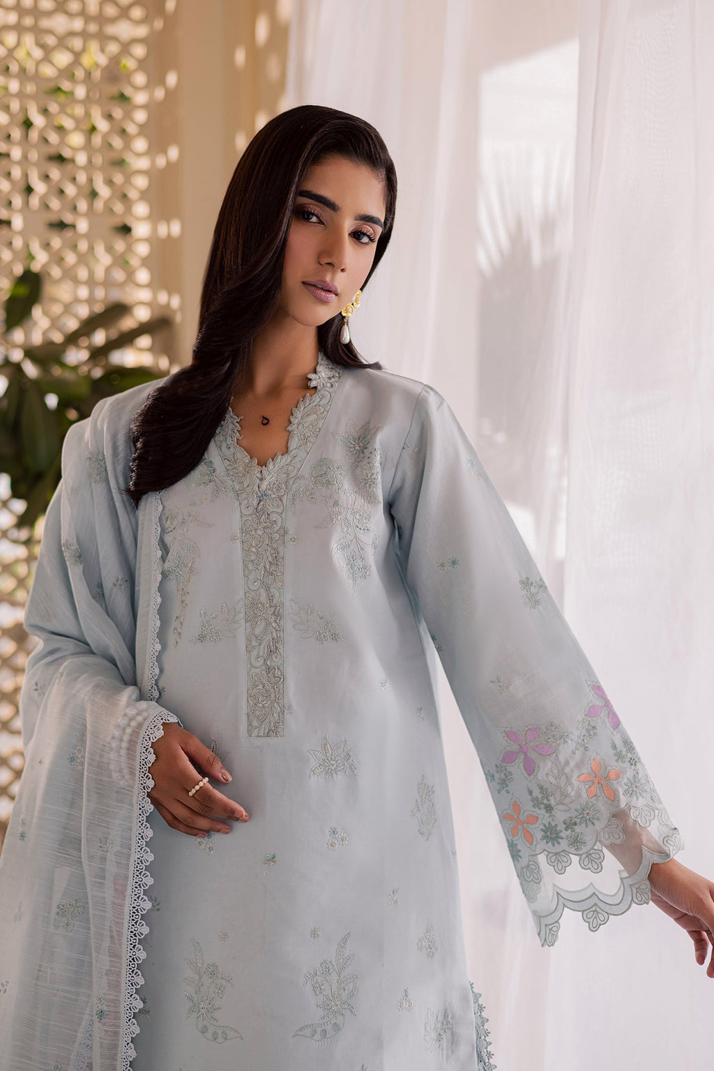 Raj bari | Selene Premium Festive Lawn | Zeen