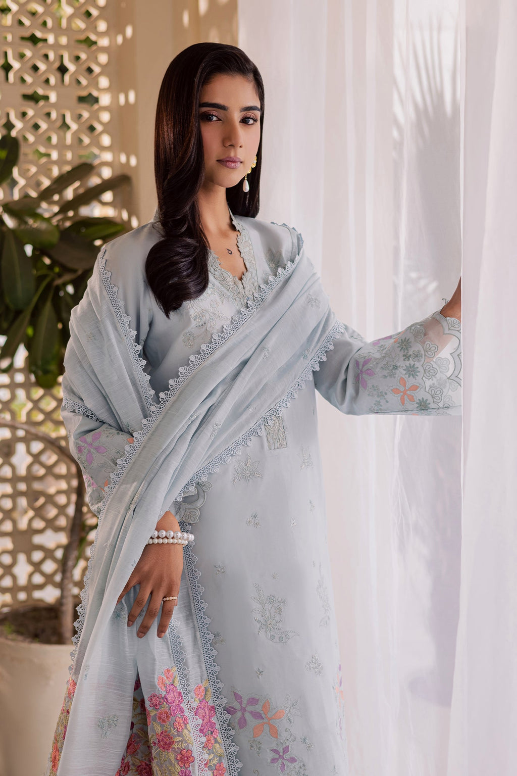 Raj bari | Selene Premium Festive Lawn | Zeen