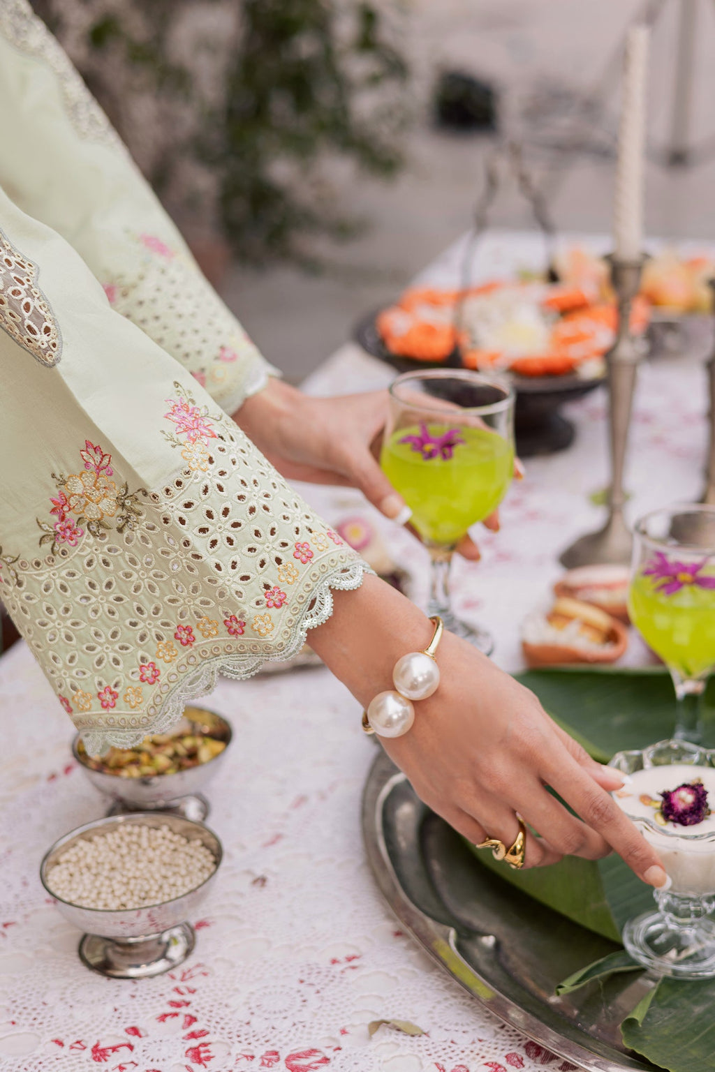 Raj bari | Selene Premium Festive Lawn | Elina