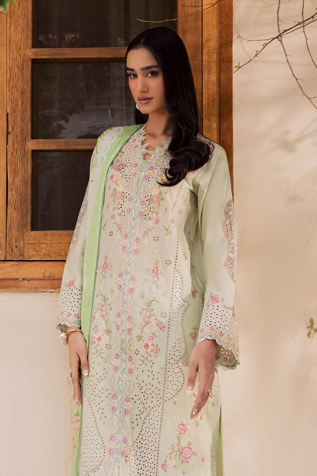 Raj bari | Selene Premium Festive Lawn | Elina