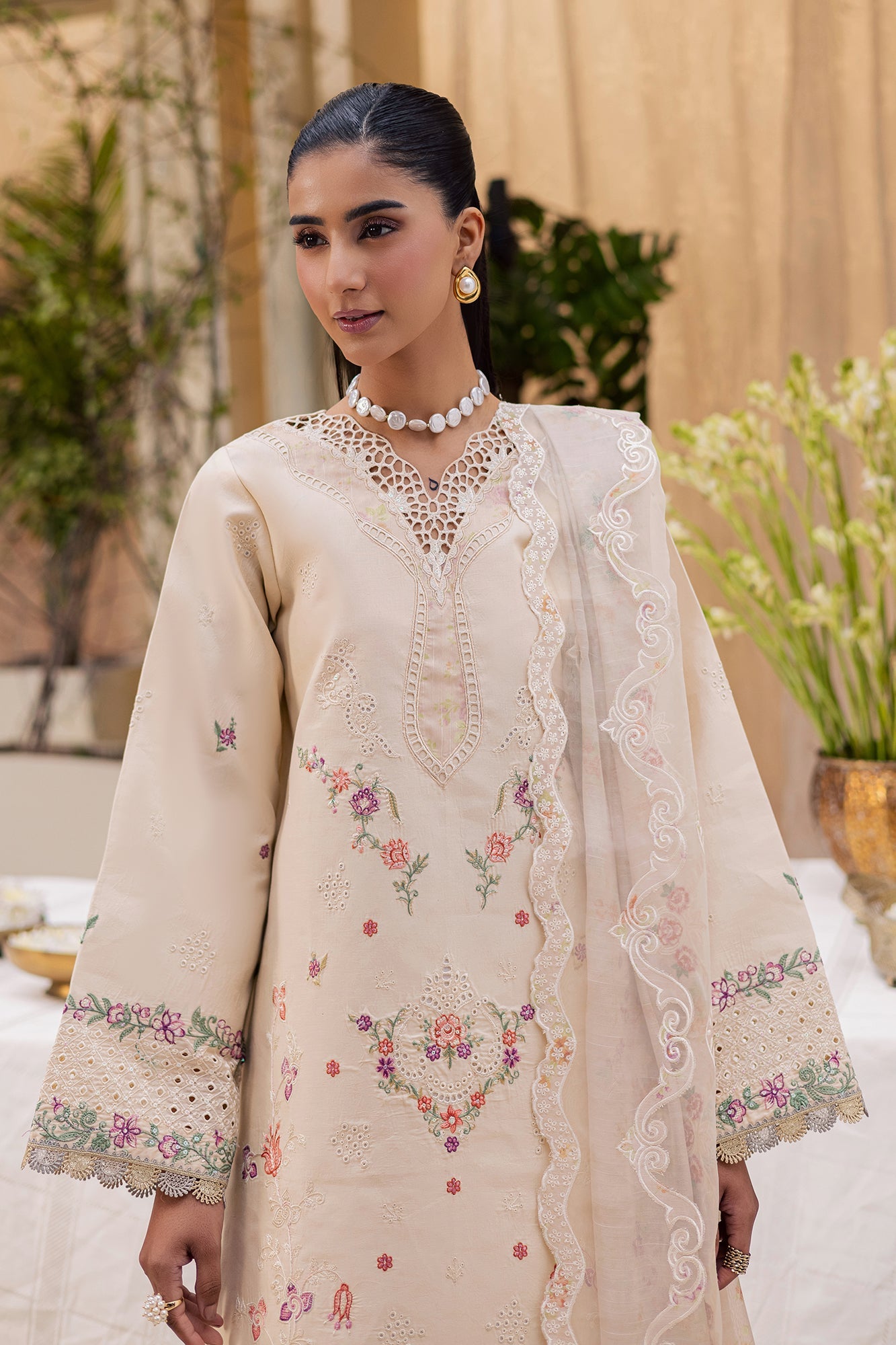 Raj bari | Selene Premium Festive Lawn | Inara
