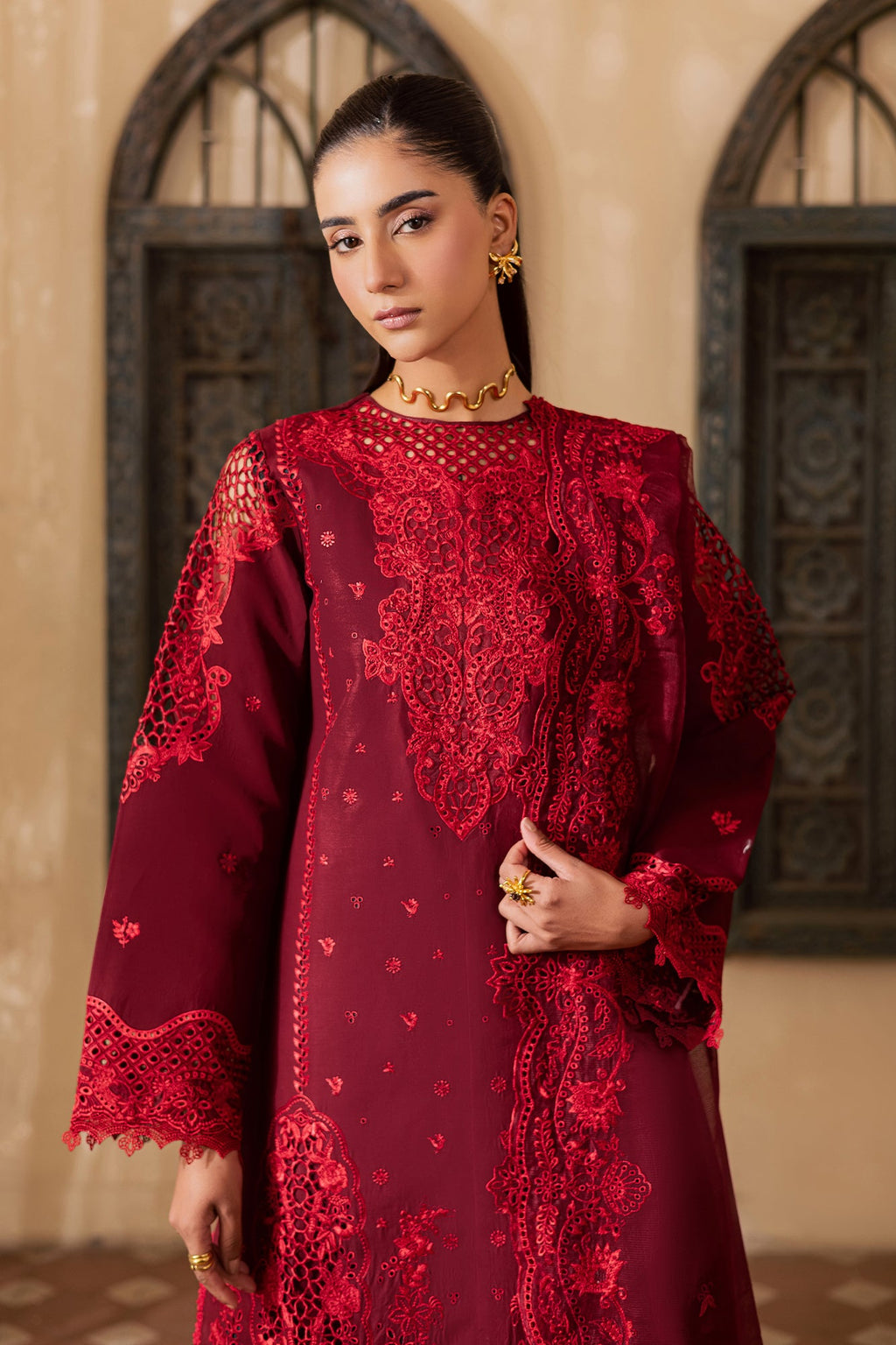 Raj bari | Selene Premium Festive Lawn | Nyra