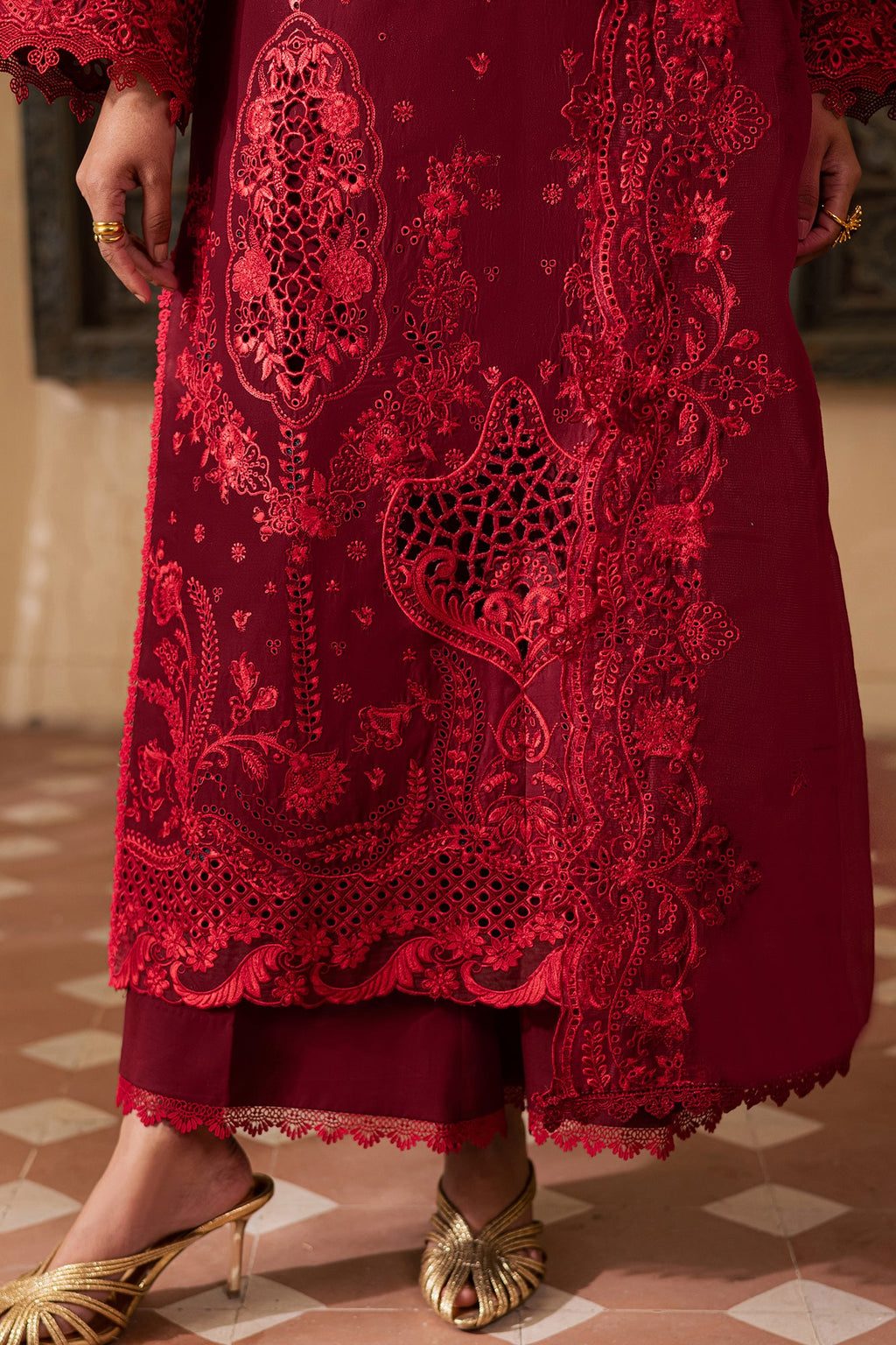 Raj bari | Selene Premium Festive Lawn | Nyra