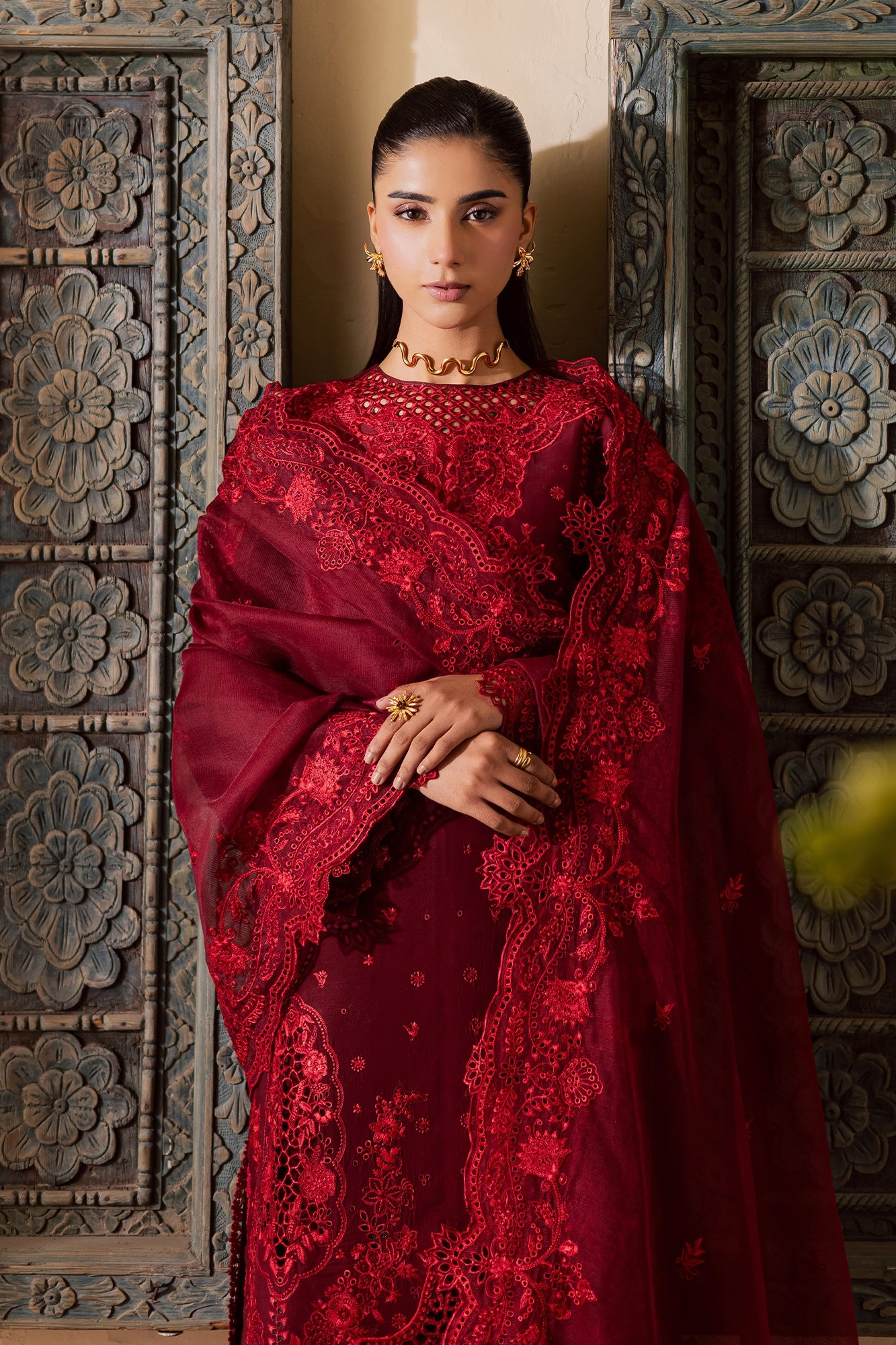 Raj bari | Selene Premium Festive Lawn | Nyra
