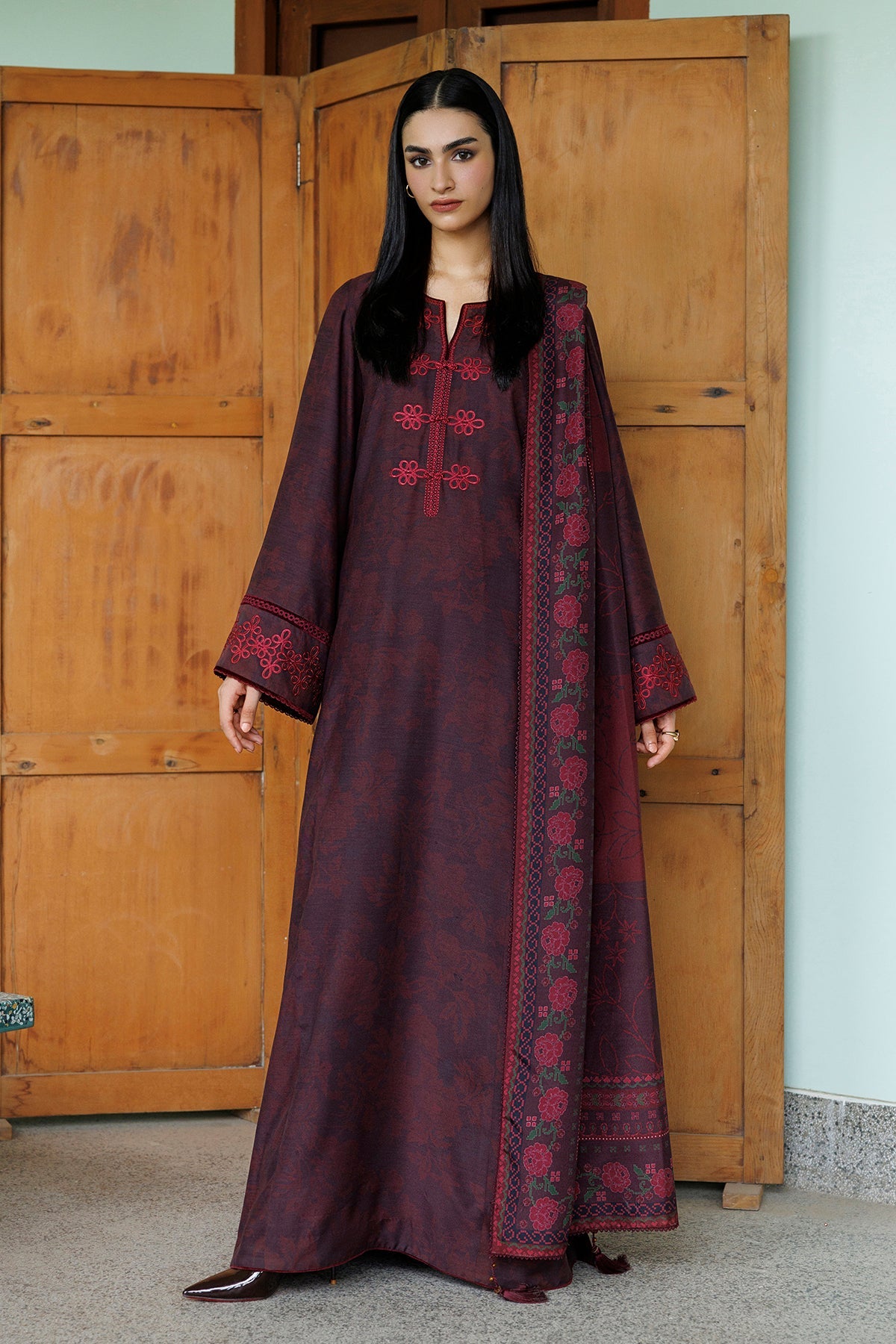 Jazmin | Embroidered Viscose Winter | RTW-0249