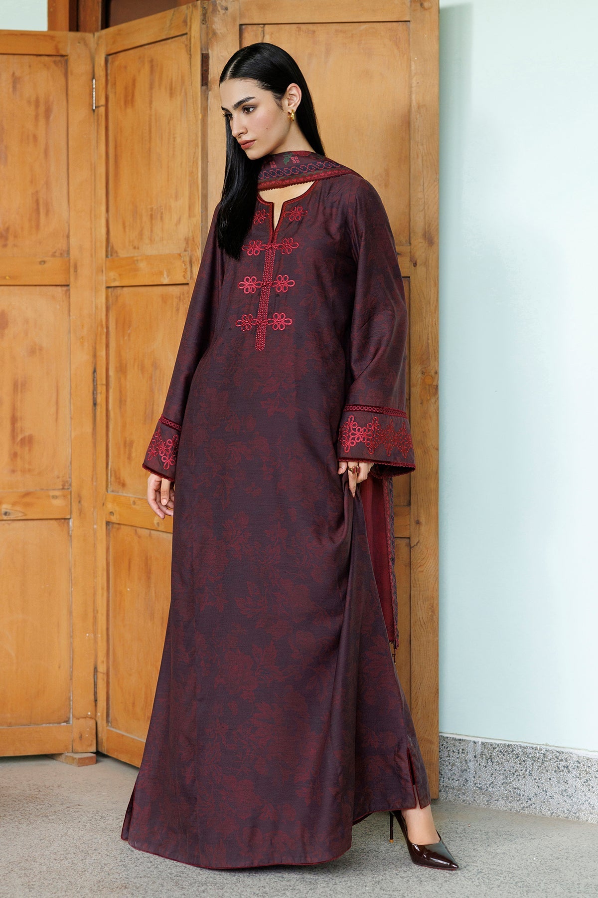 Jazmin | Embroidered Viscose Winter | RTW-0249