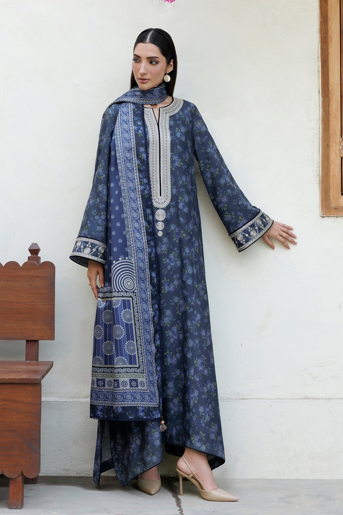 Jazmin | Embroidered Viscose Winter | RTW-0248