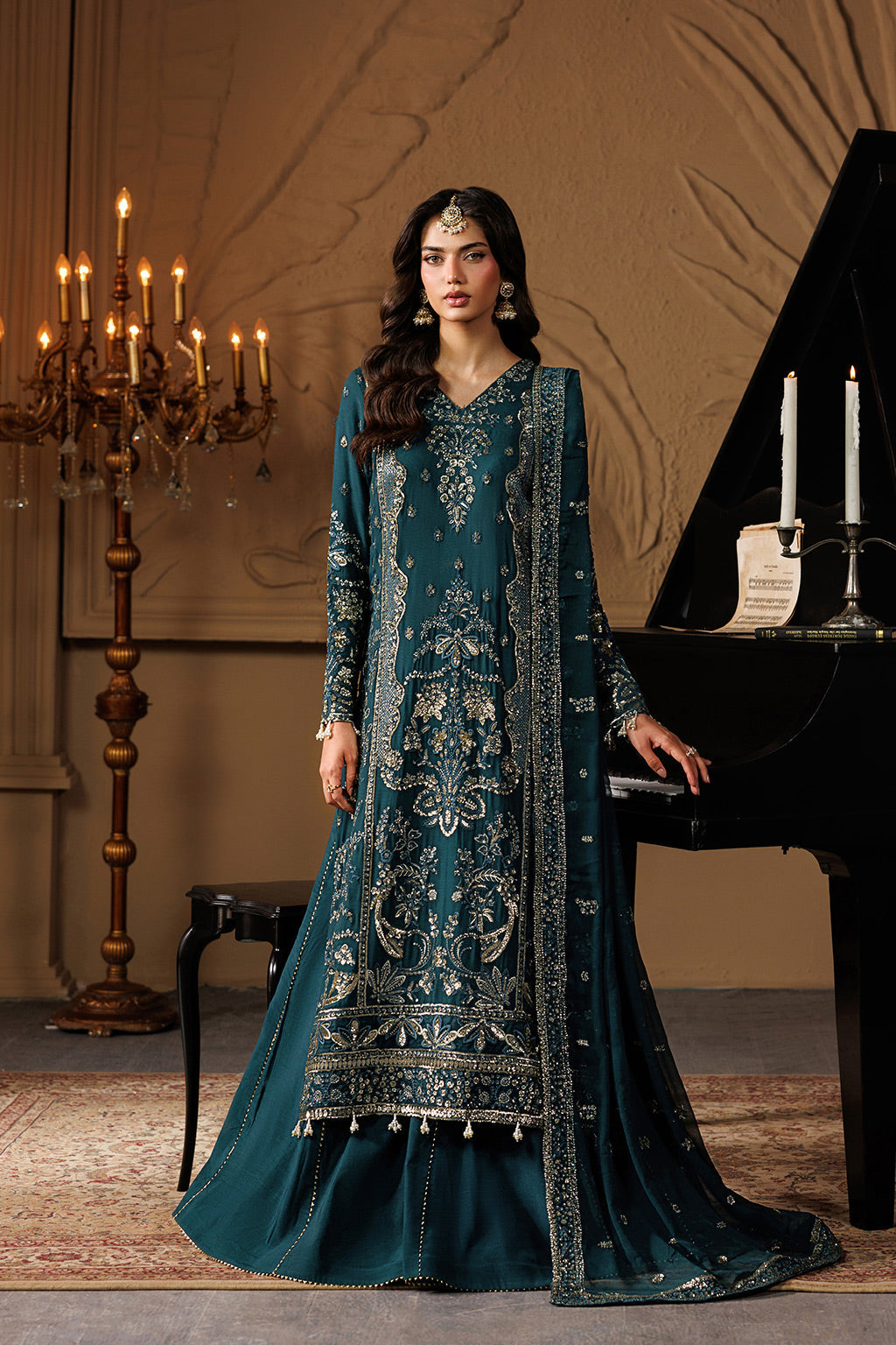 Emaan Adeel | Celeste Formals Festive Edit - Chiffon | ASTERIA