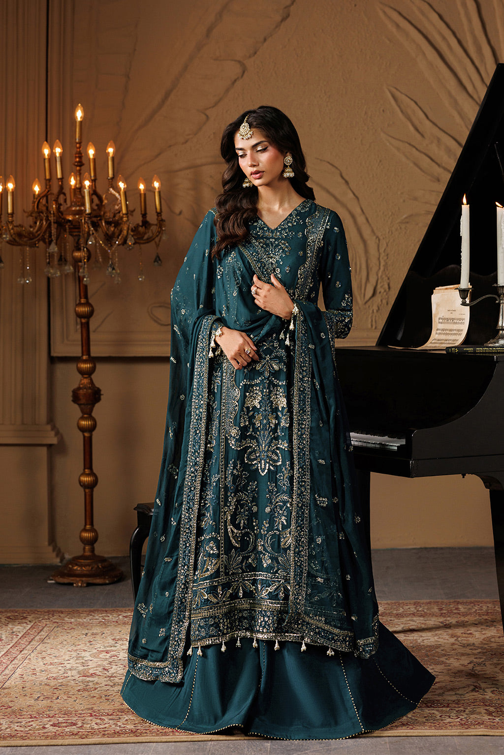 Emaan Adeel | Celeste Formals Festive Edit - Chiffon | ASTERIA