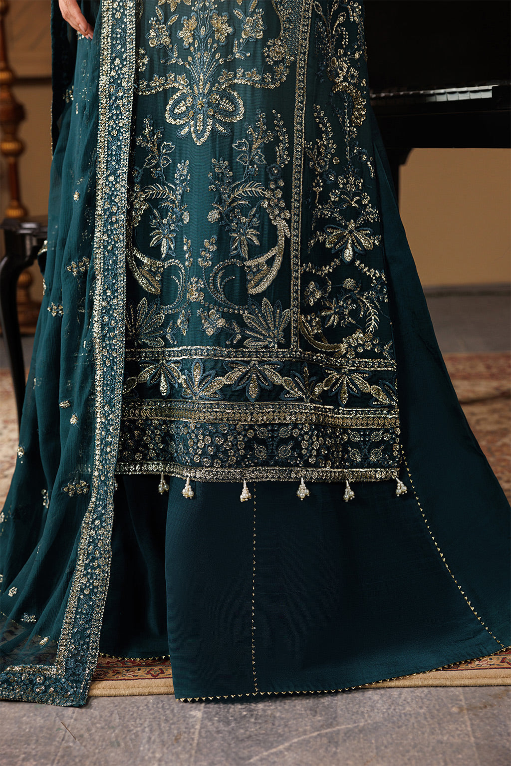 Emaan Adeel | Celeste Formals Festive Edit - Chiffon | ASTERIA