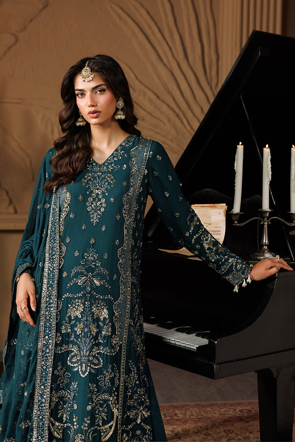 Emaan Adeel | Celeste Formals Festive Edit - Chiffon | ASTERIA