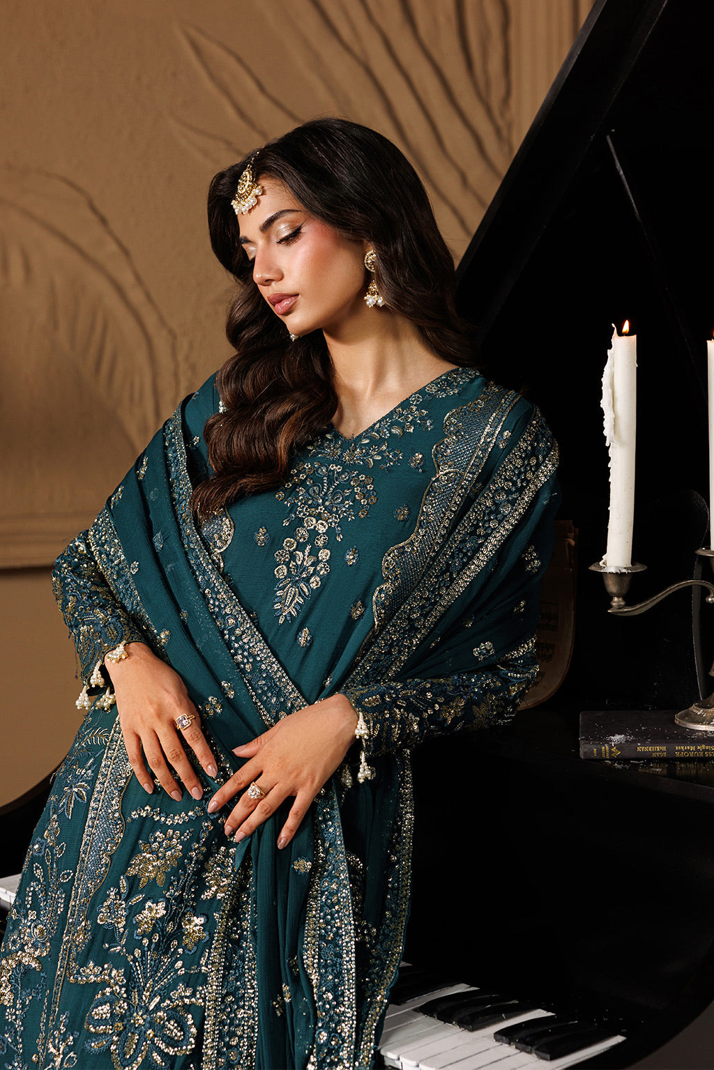 Emaan Adeel | Celeste Formals Festive Edit - Chiffon | ASTERIA