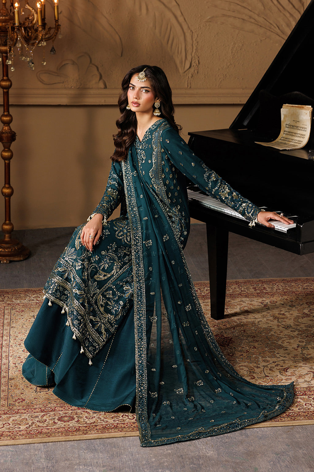 Emaan Adeel | Celeste Formals Festive Edit - Chiffon | ASTERIA