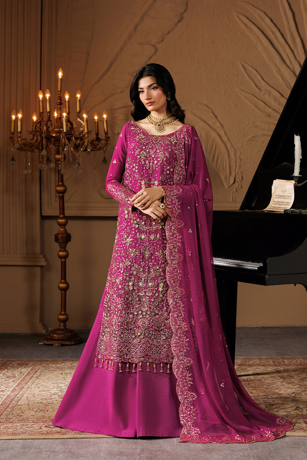 Emaan Adeel | Celeste Formals Festive Edit - Chiffon | EMBER