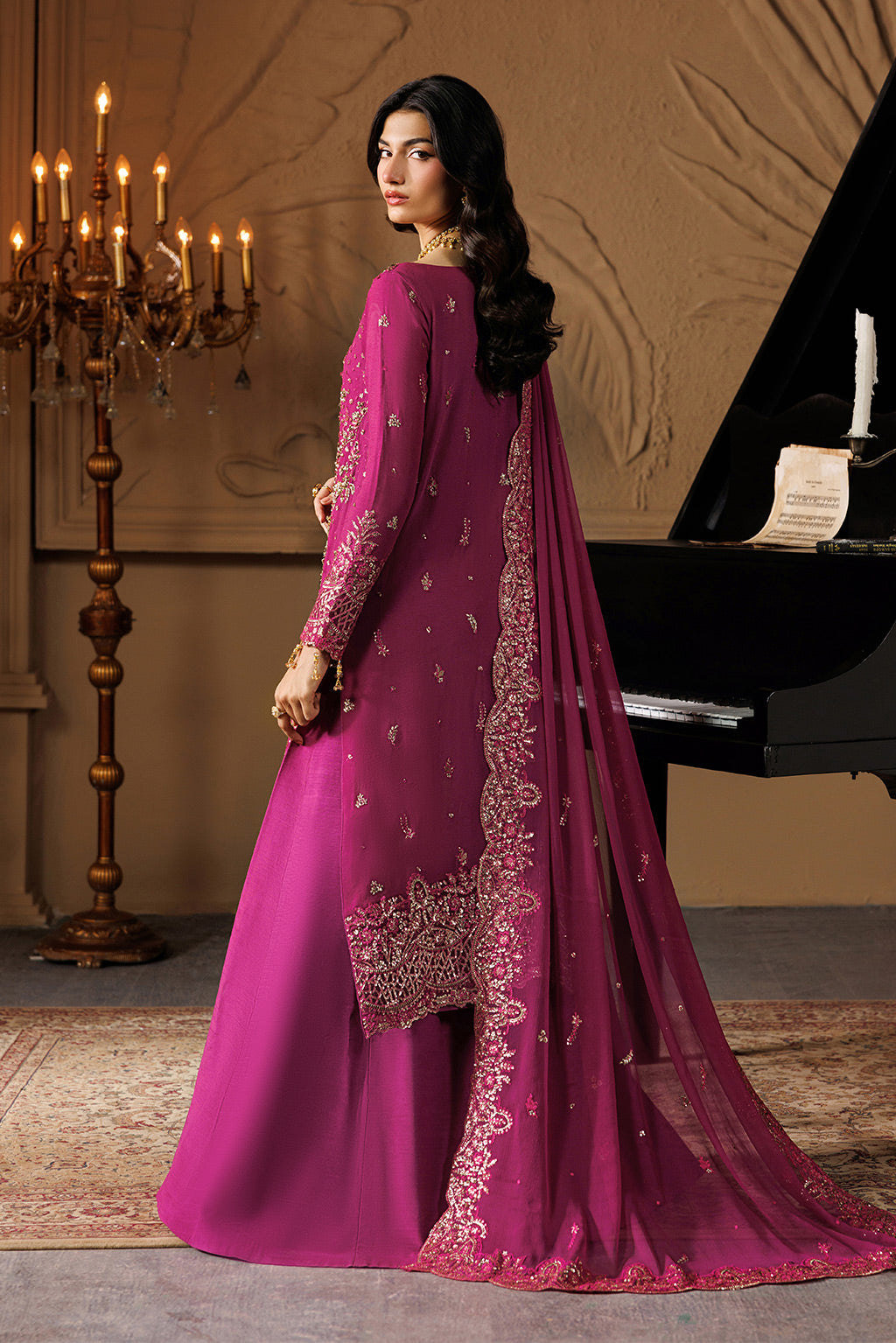 Emaan Adeel | Celeste Formals Festive Edit - Chiffon | EMBER
