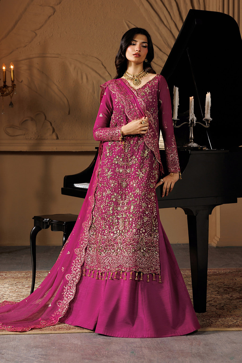 Emaan Adeel | Celeste Formals Festive Edit - Chiffon | EMBER