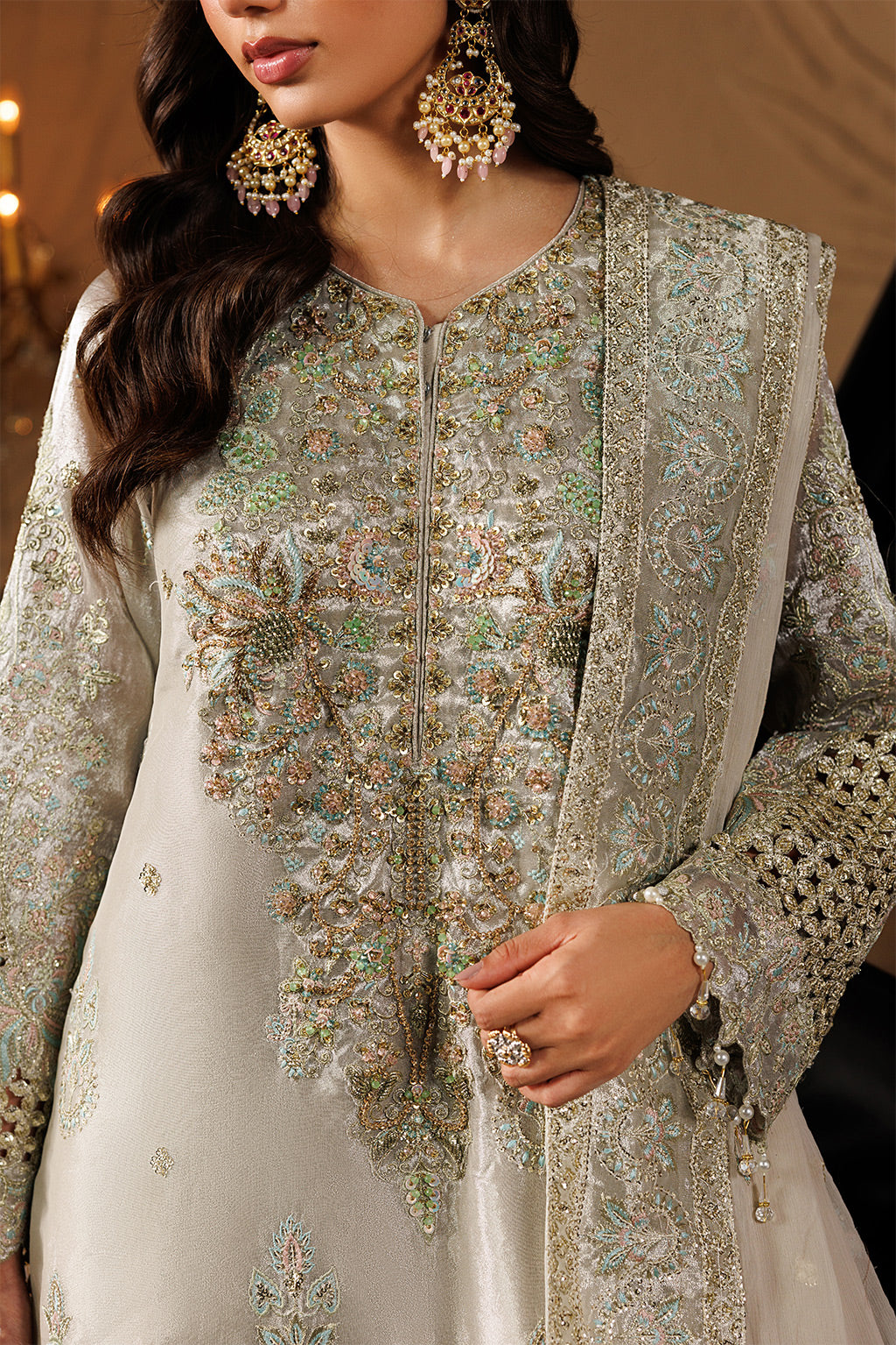 Emaan Adeel | Celeste Formals Festive Edit - Chiffon | JEWEL