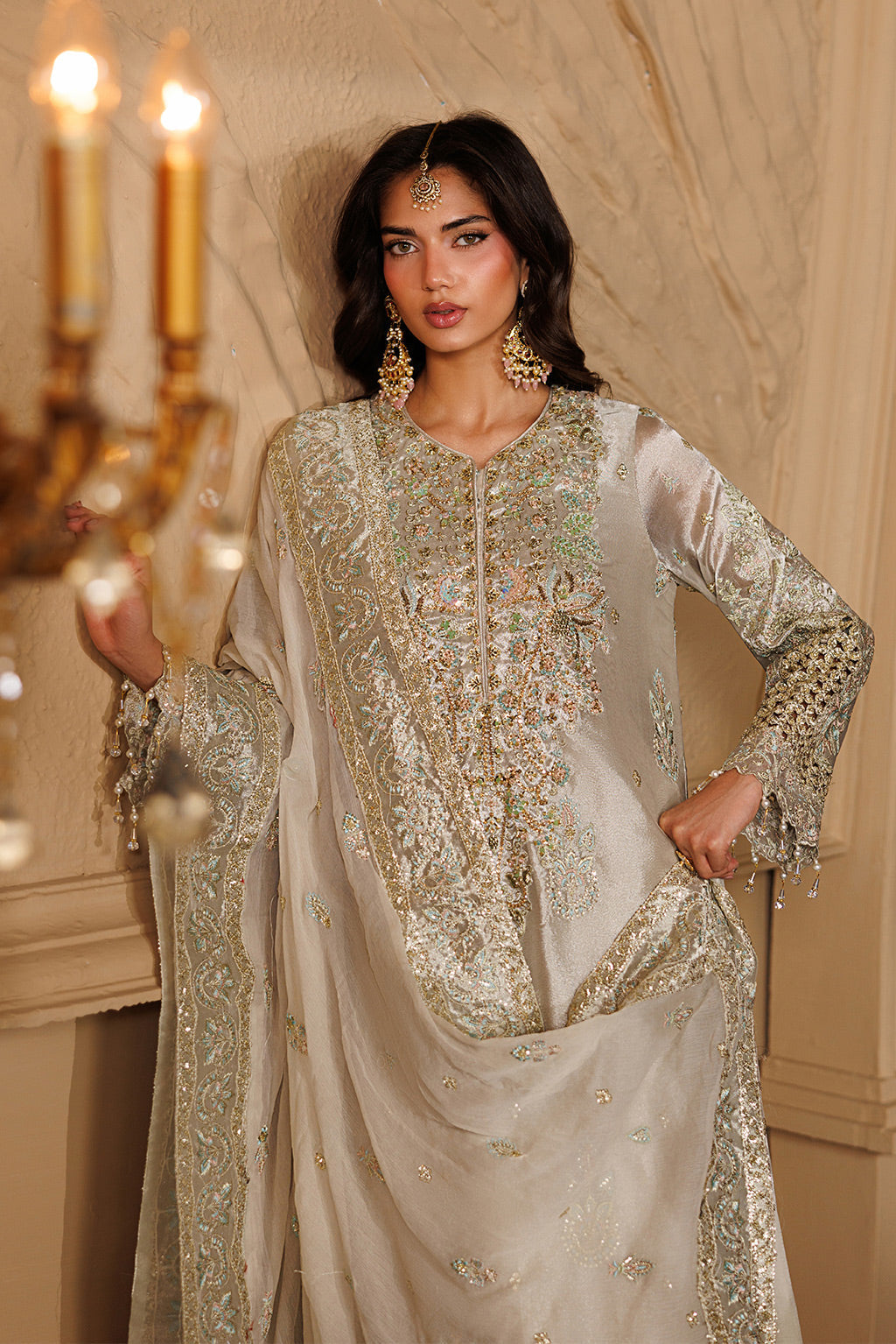 Emaan Adeel | Celeste Formals Festive Edit - Chiffon | JEWEL