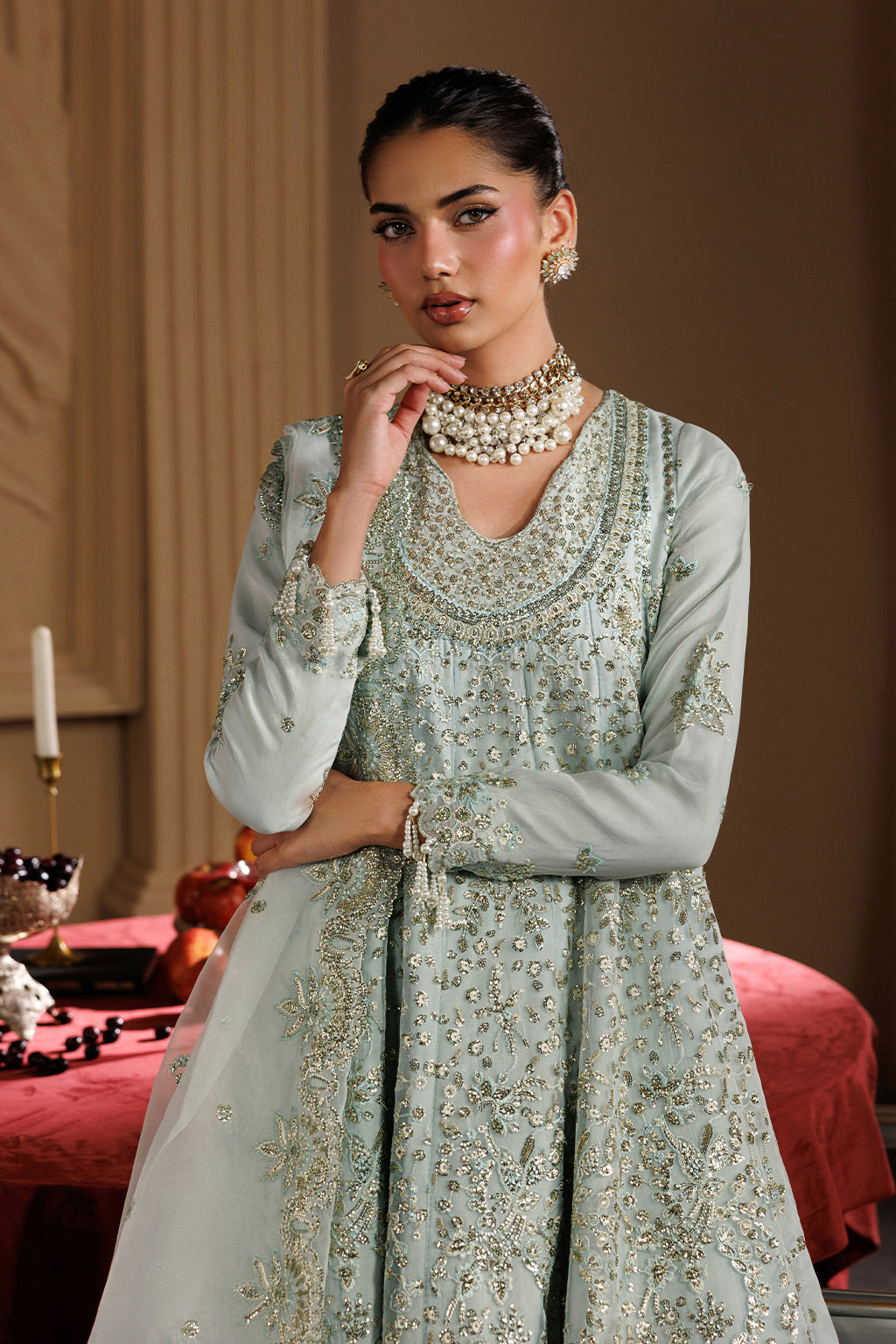 Emaan Adeel | Celeste Formals Festive Edit - Chiffon | HALO