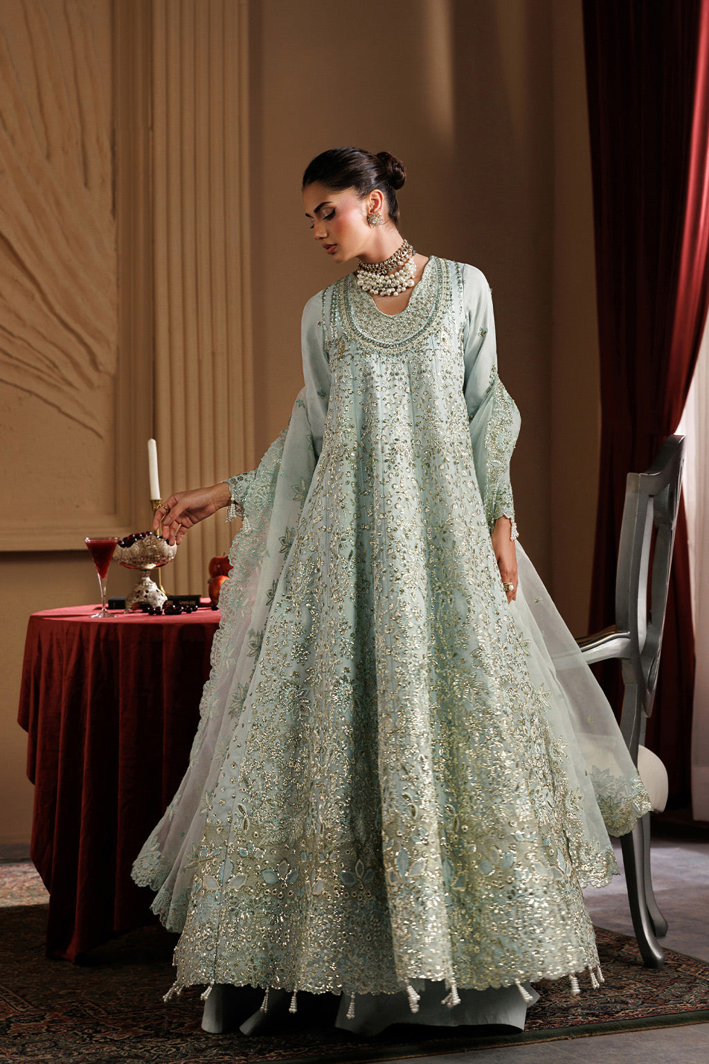 Emaan Adeel | Celeste Formals Festive Edit - Chiffon | HALO
