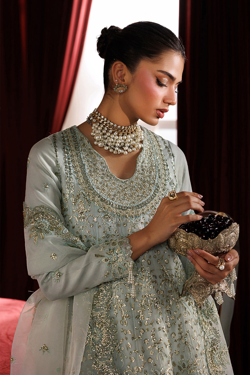 Emaan Adeel | Celeste Formals Festive Edit - Chiffon | HALO