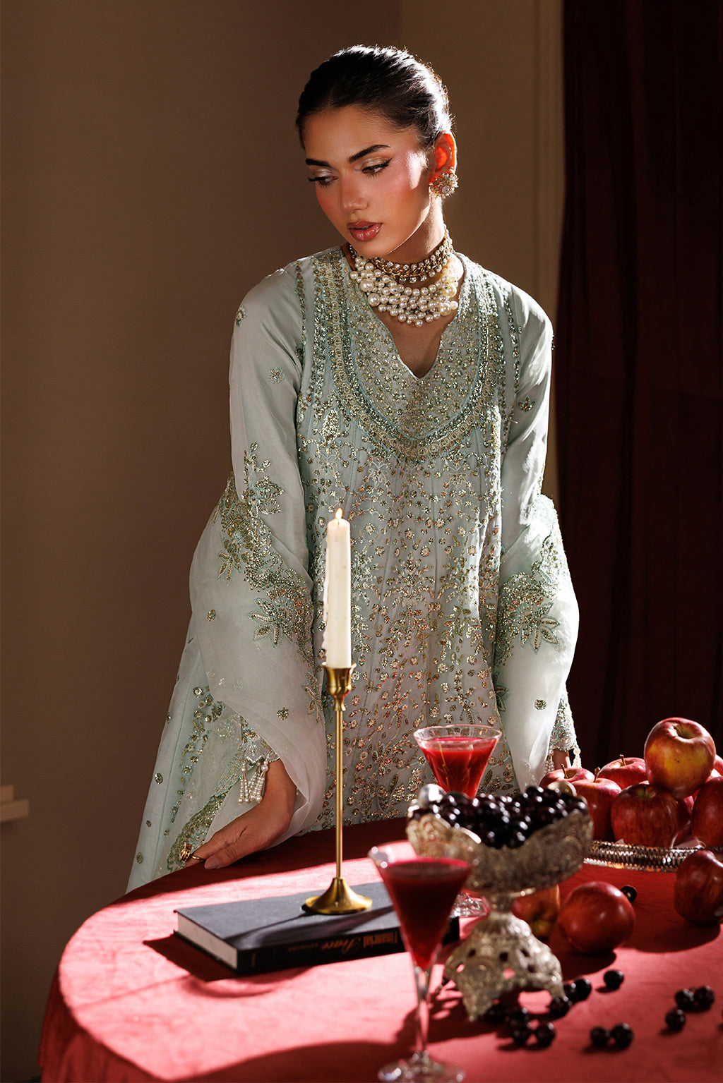 Emaan Adeel | Celeste Formals Festive Edit - Chiffon | HALO