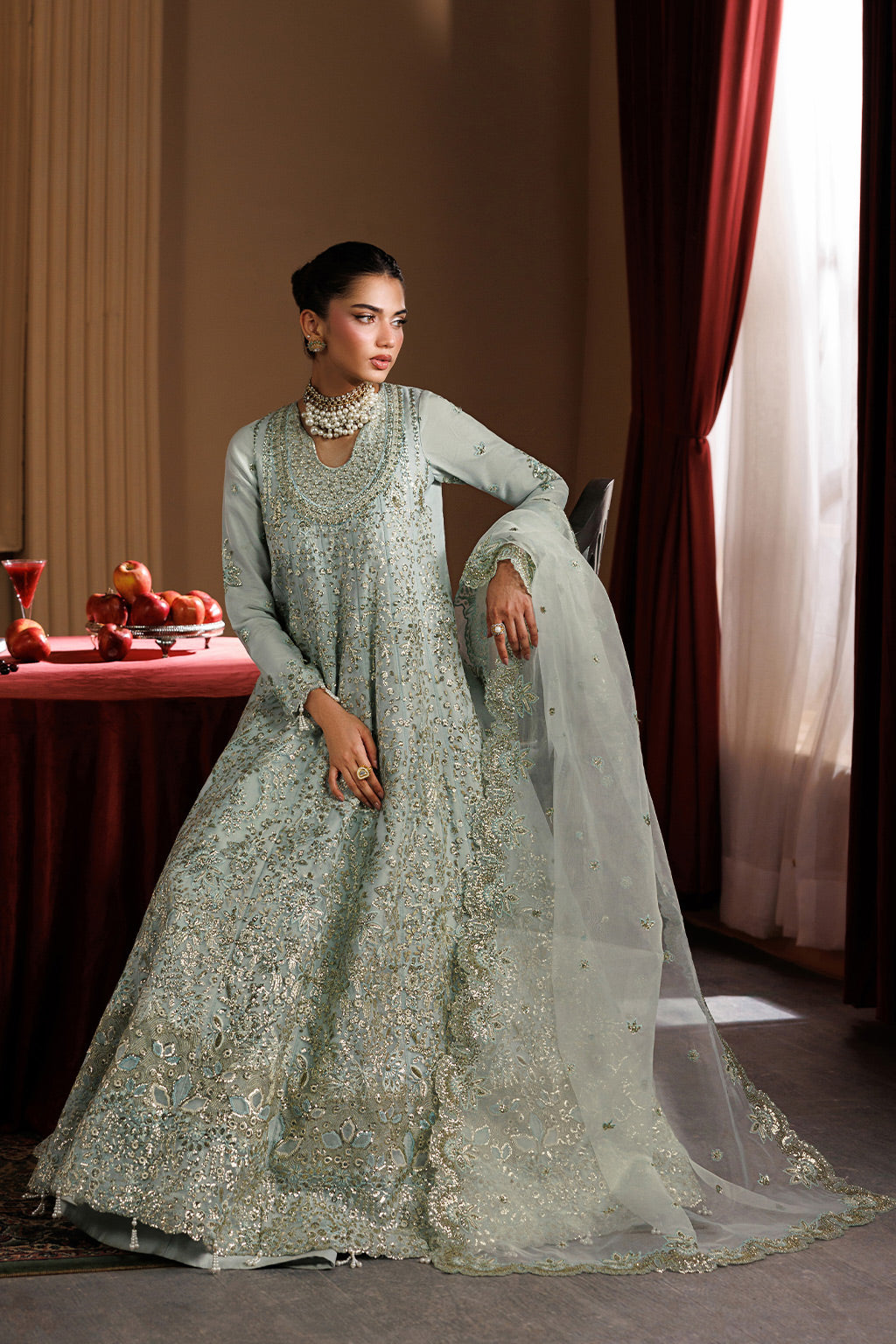 Emaan Adeel | Celeste Formals Festive Edit - Chiffon | HALO
