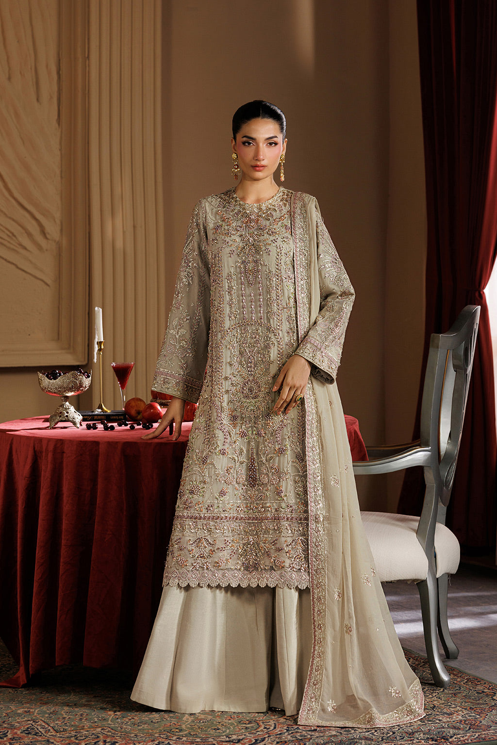 Emaan Adeel | Celeste Formals Festive Edit - Chiffon | ELARA