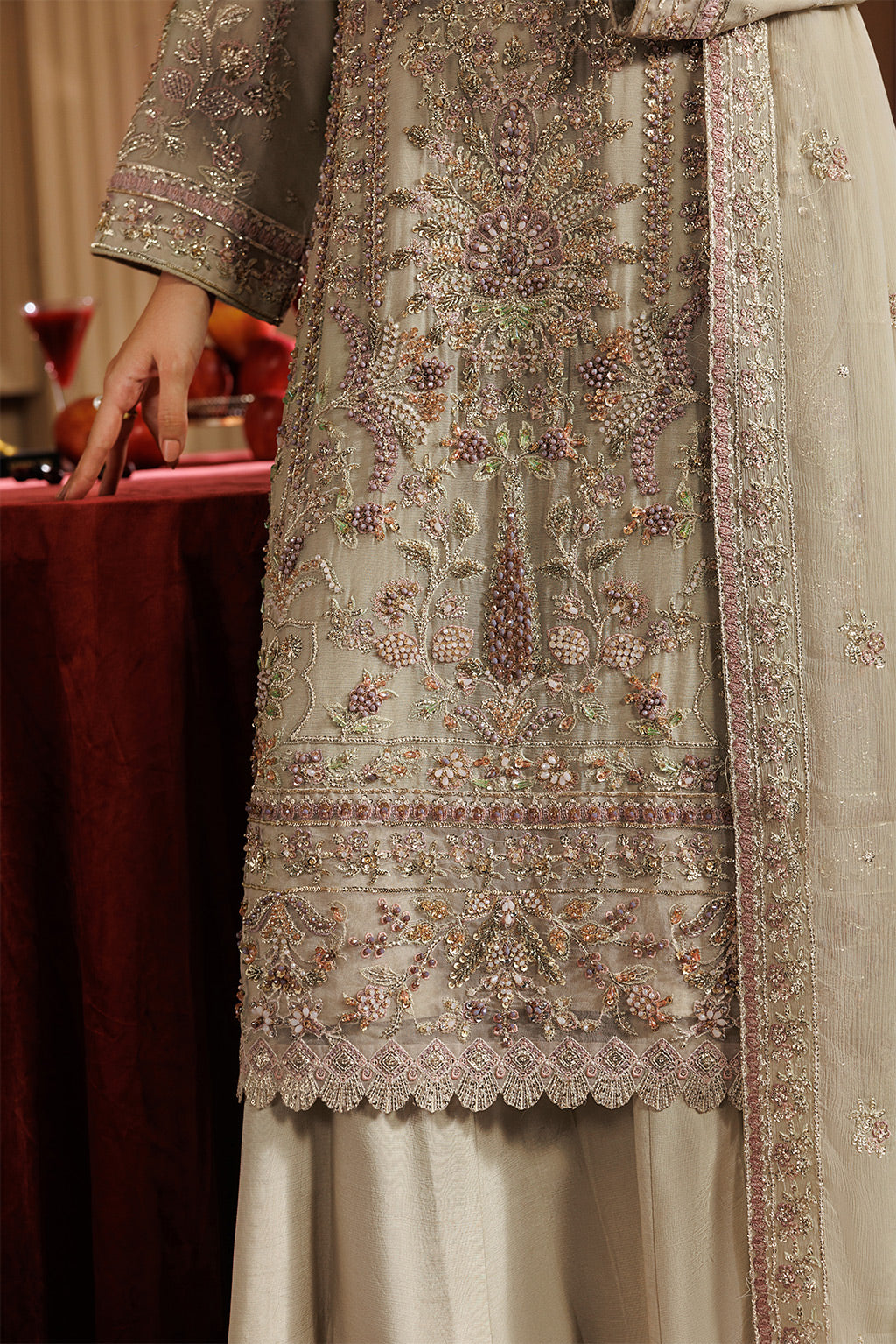 Emaan Adeel | Celeste Formals Festive Edit - Chiffon | ELARA