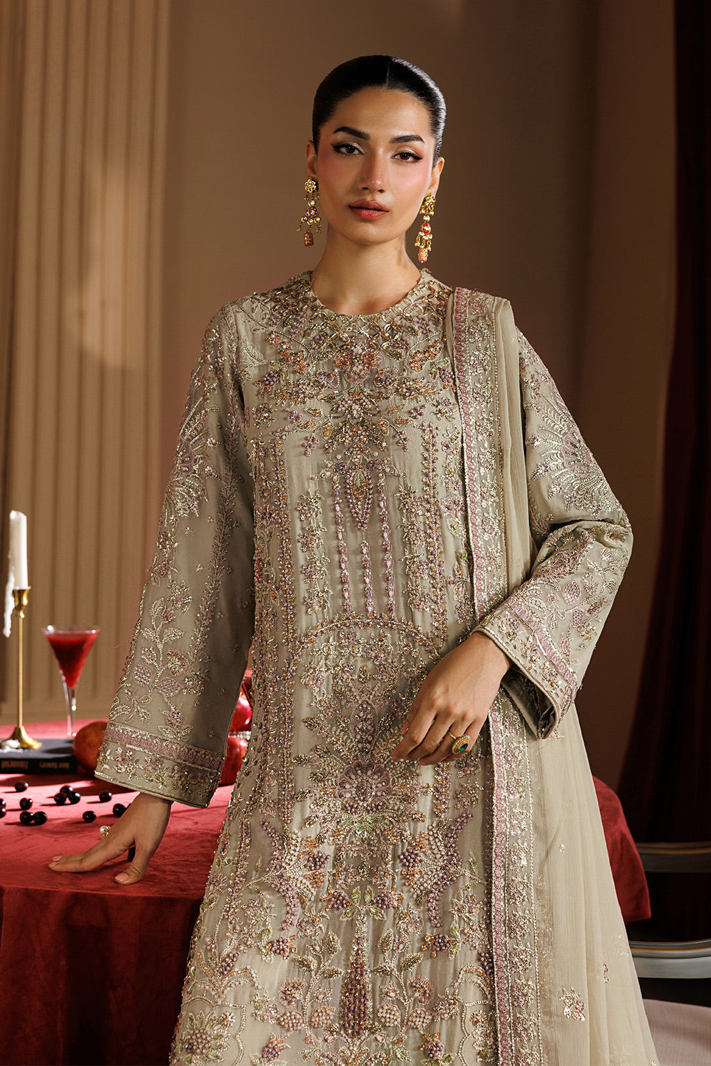 Emaan Adeel | Celeste Formals Festive Edit - Chiffon | ELARA