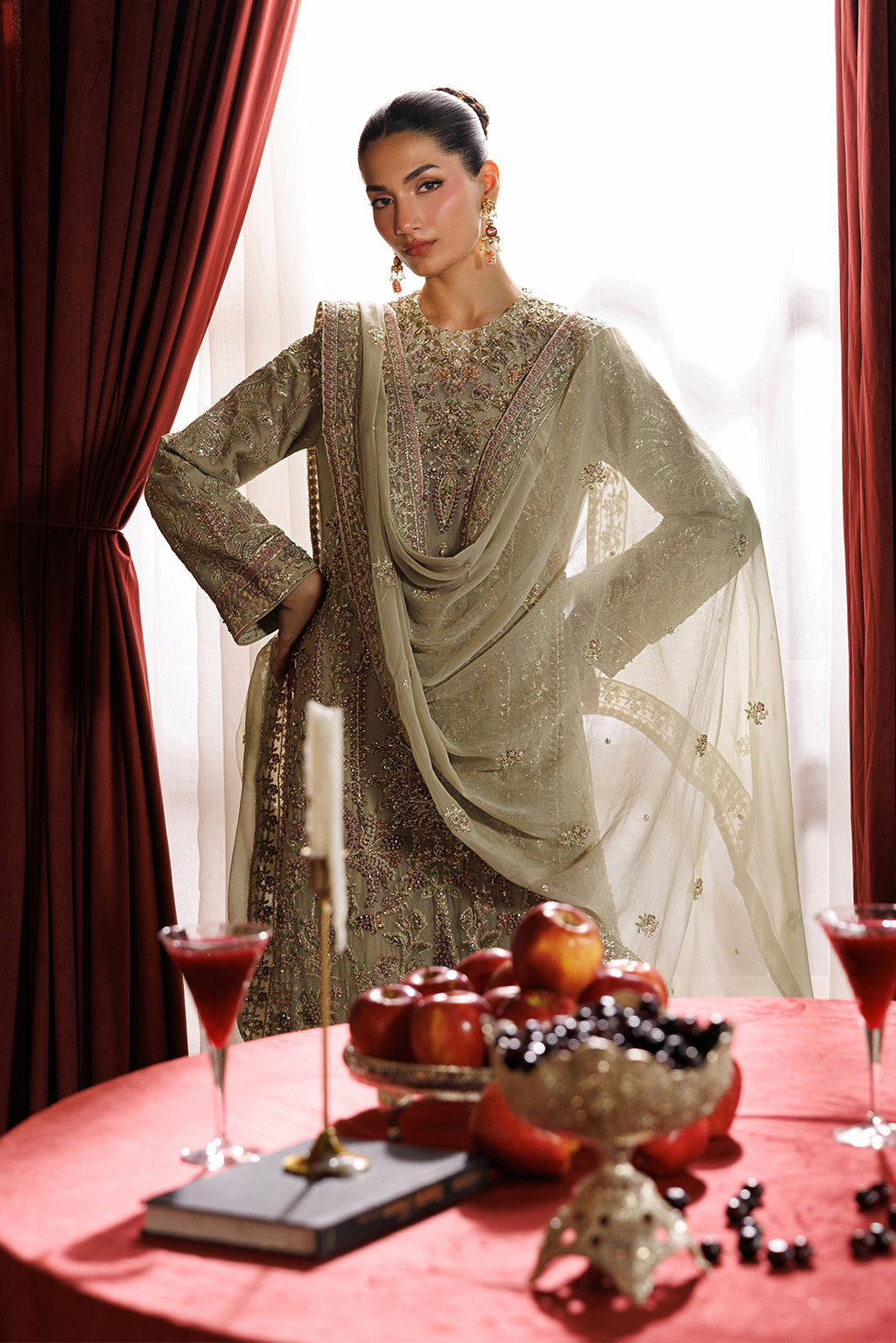 Emaan Adeel | Celeste Formals Festive Edit - Chiffon | ELARA