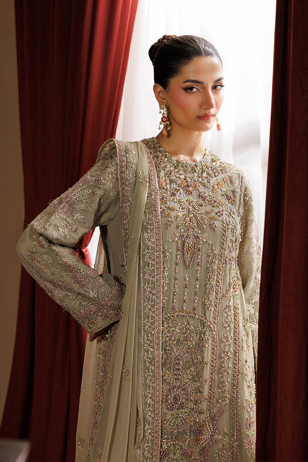 Emaan Adeel | Celeste Formals Festive Edit - Chiffon | ELARA