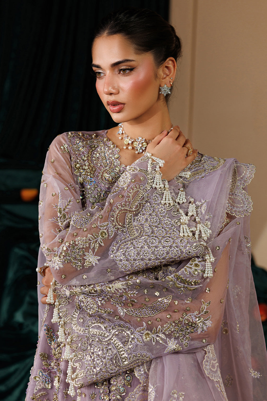 Emaan Adeel | Celeste Formals Festive Edit - Chiffon | CYRA