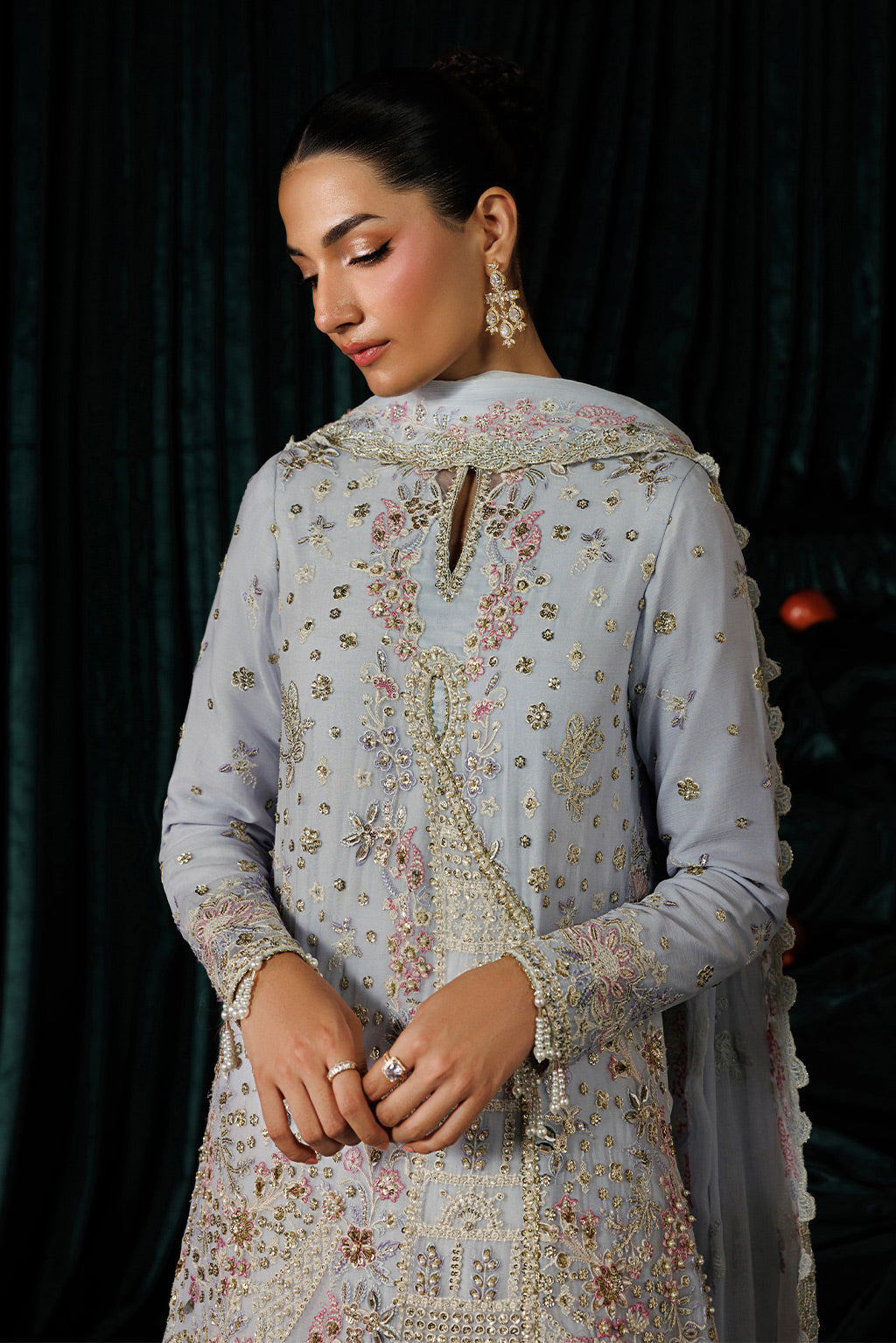 Emaan Adeel | Celeste Formals Festive Edit - Chiffon | SELENE