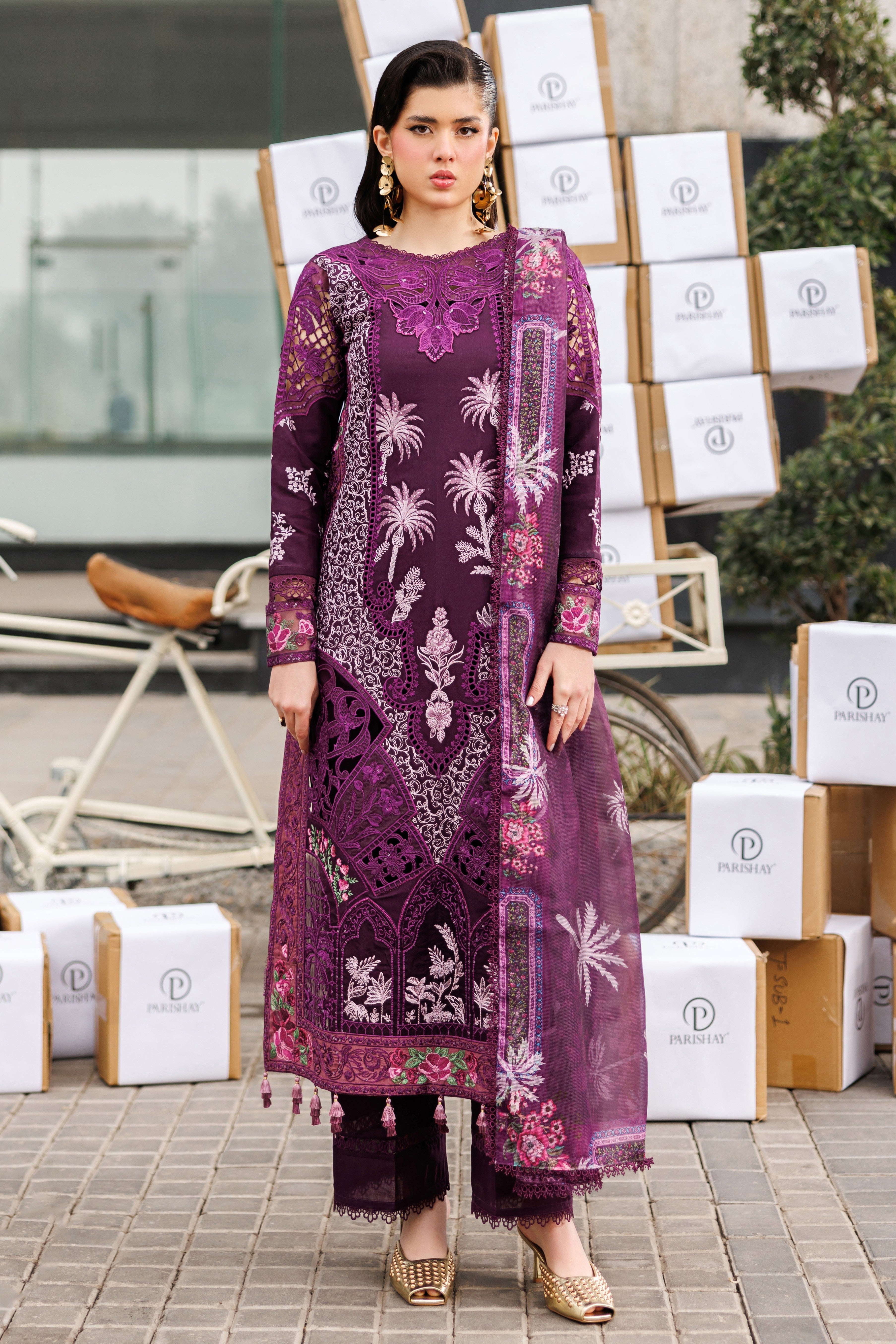 Parishay | Monaco Luxury Lawn 26' | MN-12