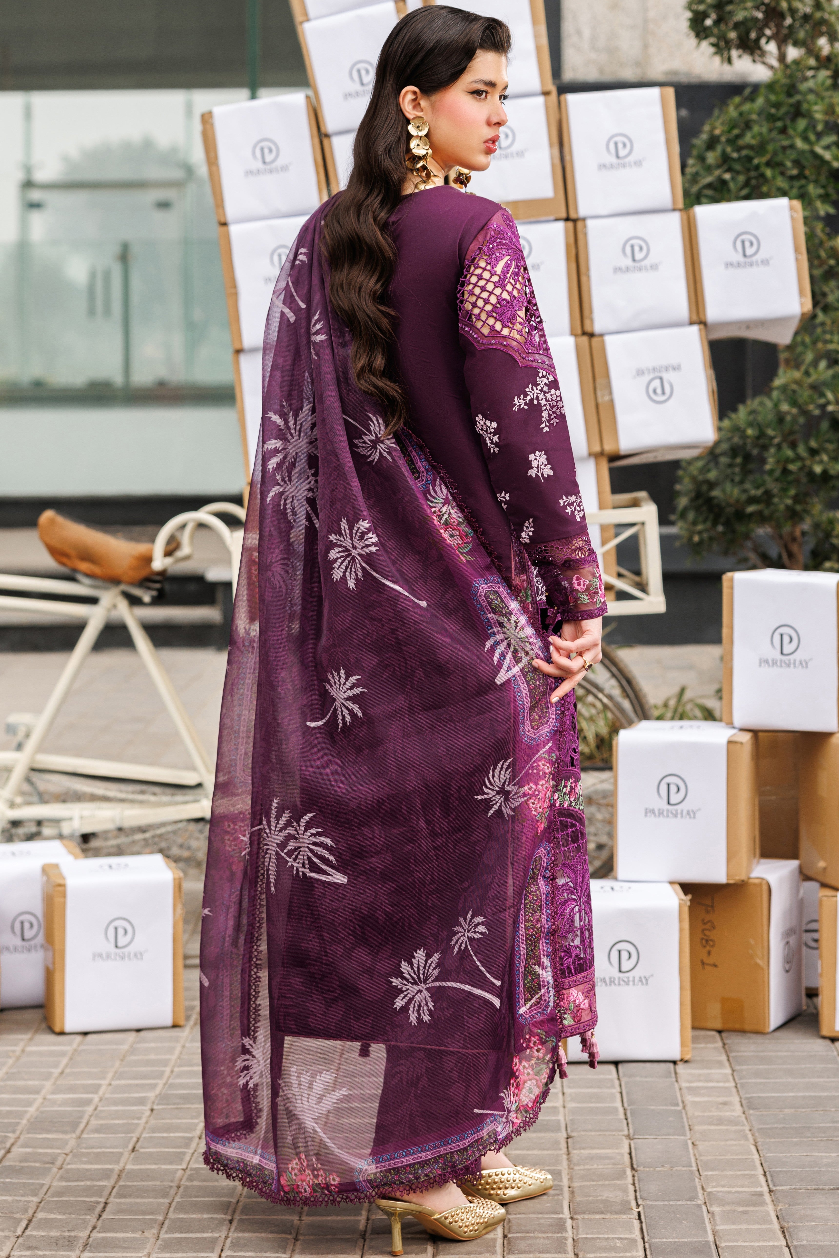 Parishay | Monaco Luxury Lawn 26' | MN-12