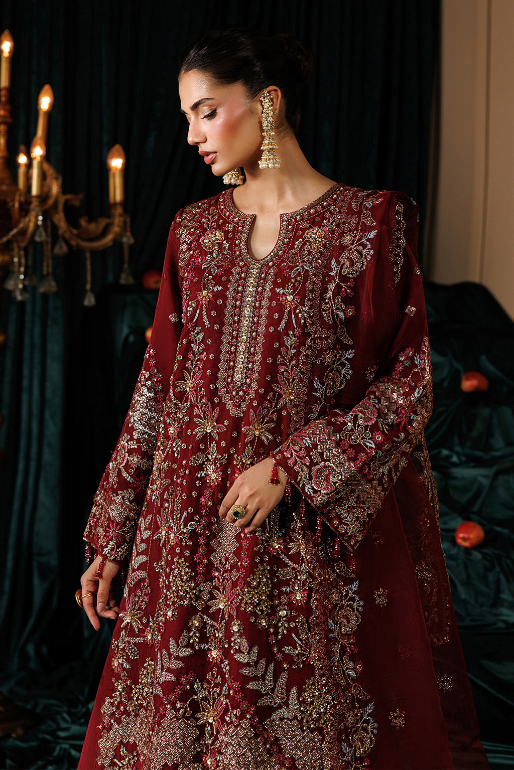 Emaan Adeel | Celeste Formals Festive Edit - Chiffon | SOLSTICE