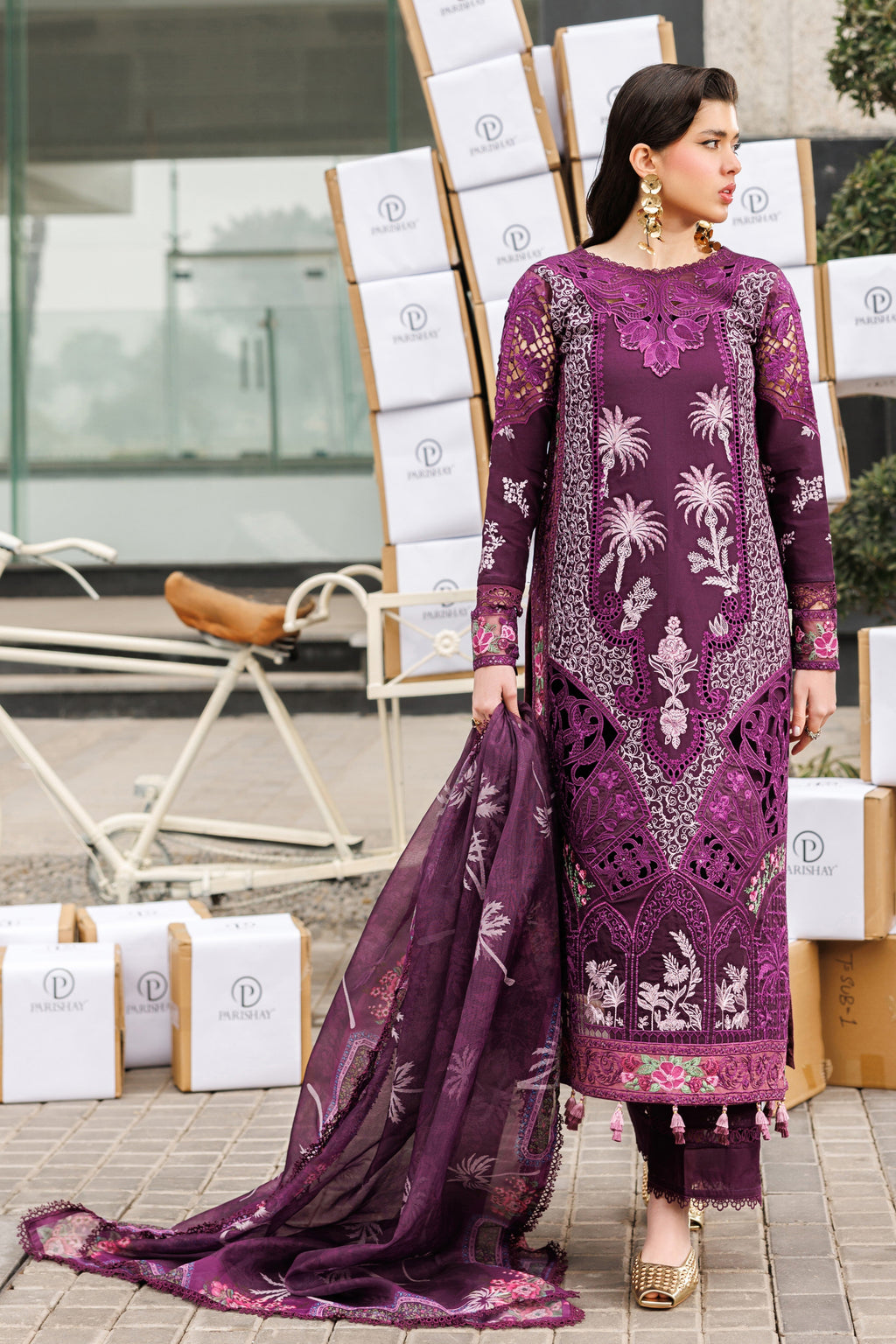 Parishay | Monaco Luxury Lawn 26' | MN-12