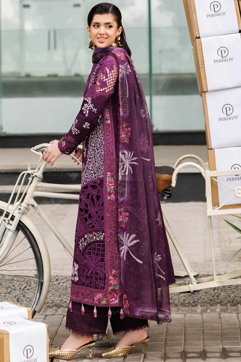 Parishay | Monaco Luxury Lawn 26' | MN-12