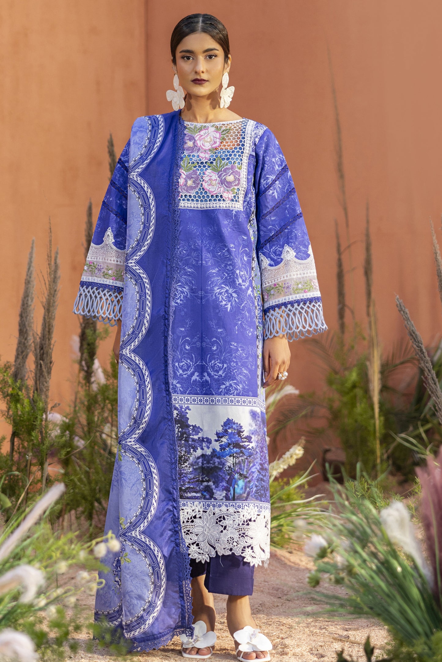 Parishay | IVY Bloom - 3PC  Lawn | IB- 08