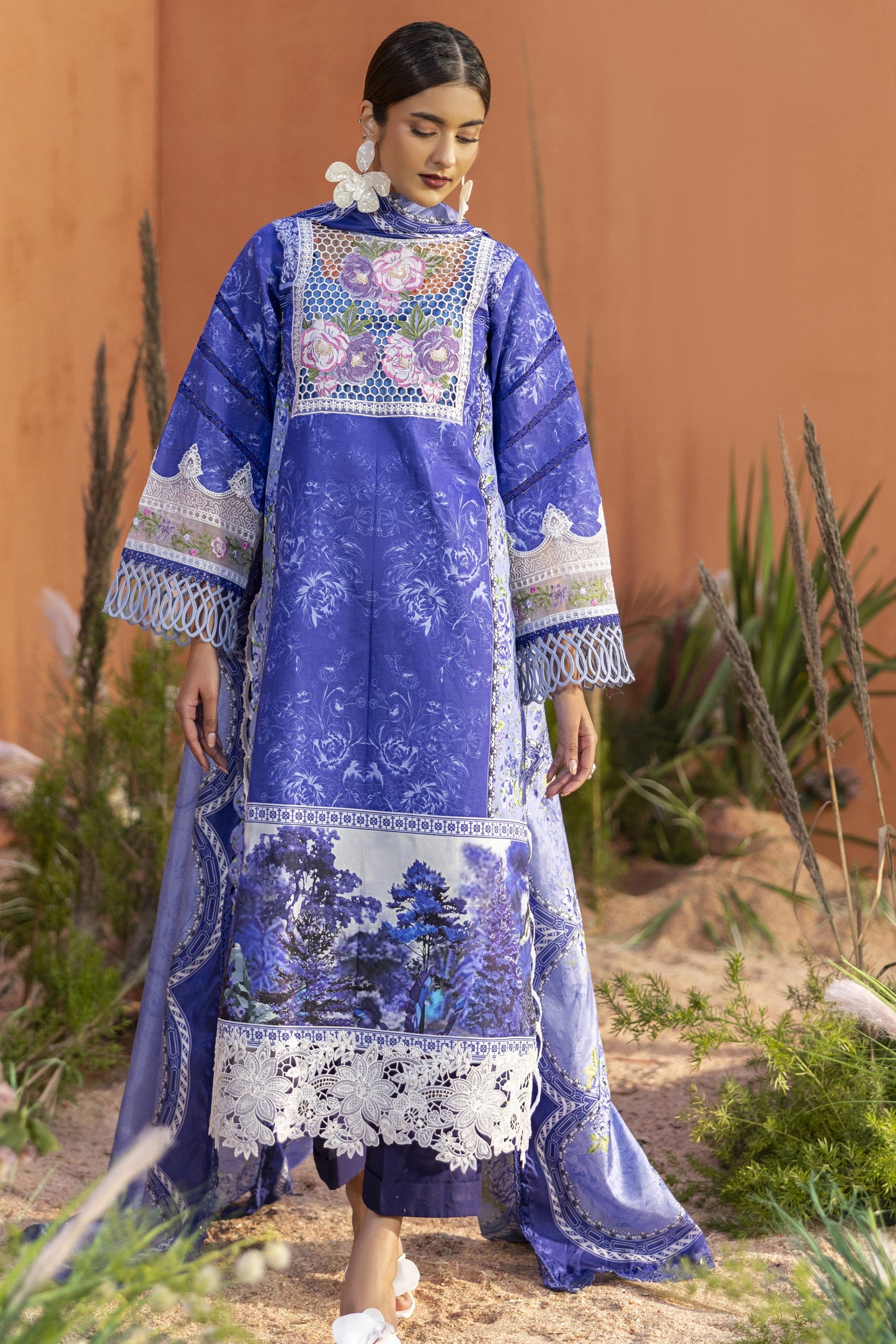 Parishay | IVY Bloom - 3PC  Lawn | IB- 08