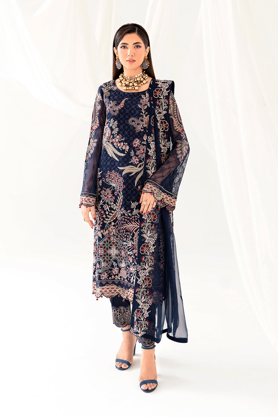 Ramsha |  Rangoon Chiffon Vol 10 | D-1011