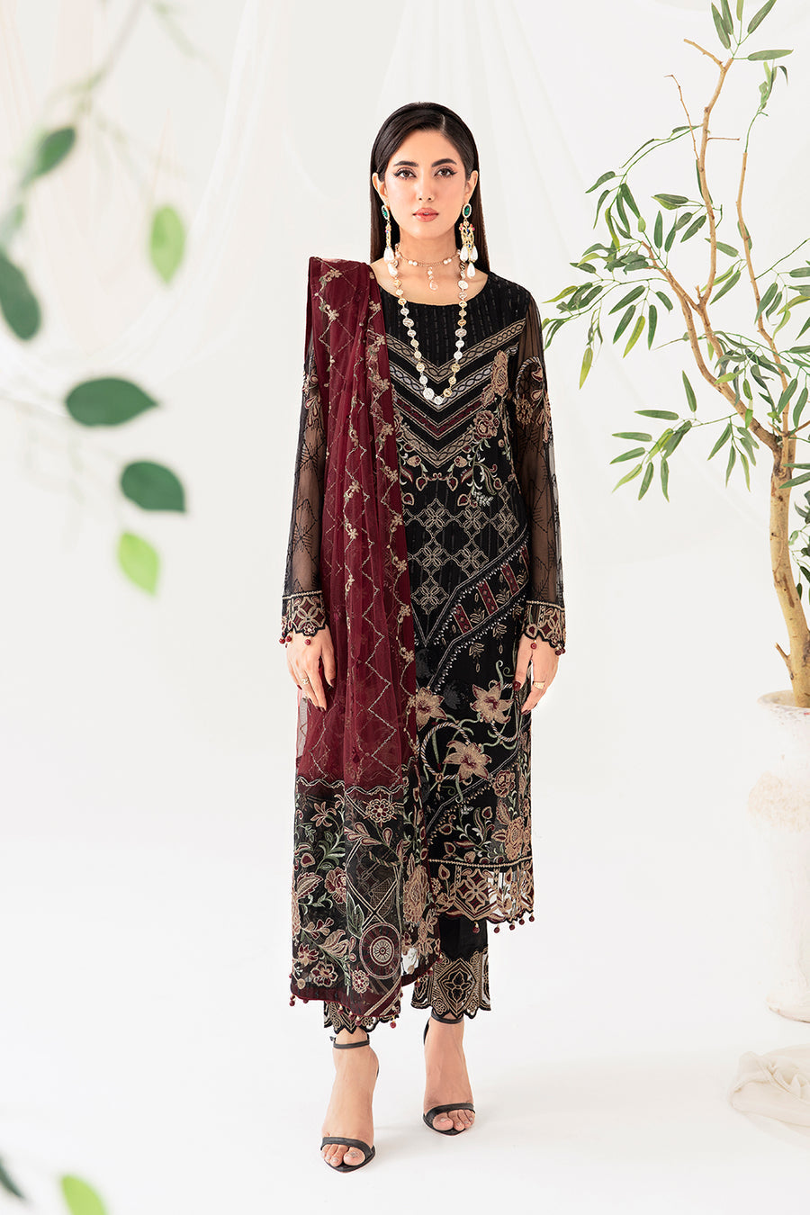 Ramsha |  Rangoon Chiffon Vol 10 | D-1008