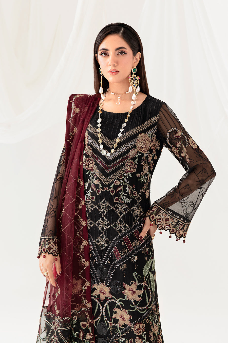Ramsha |  Rangoon Chiffon Vol 10 | D-1008
