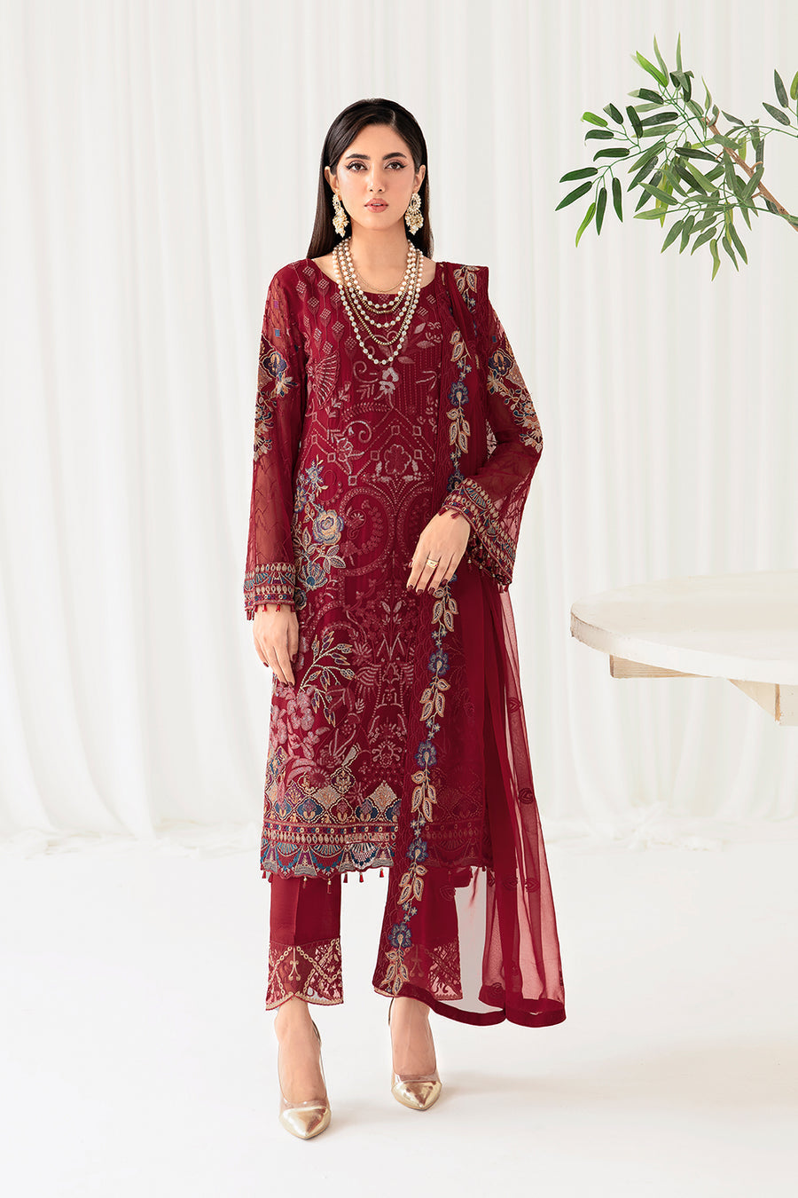 Ramsha |  Rangoon Chiffon Vol 10 | D-1004