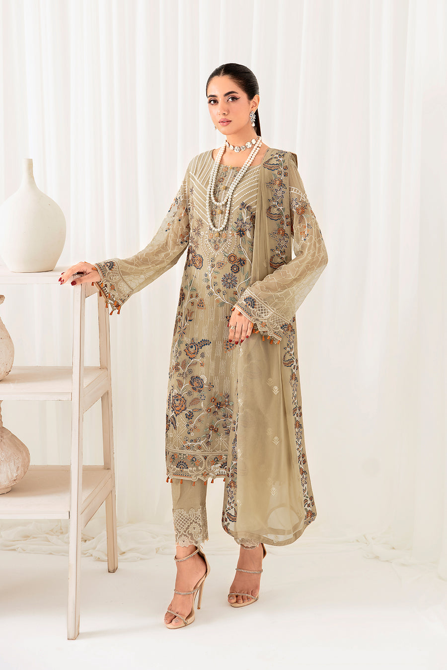 Ramsha |  Rangoon Chiffon Vol 10 | D-1001