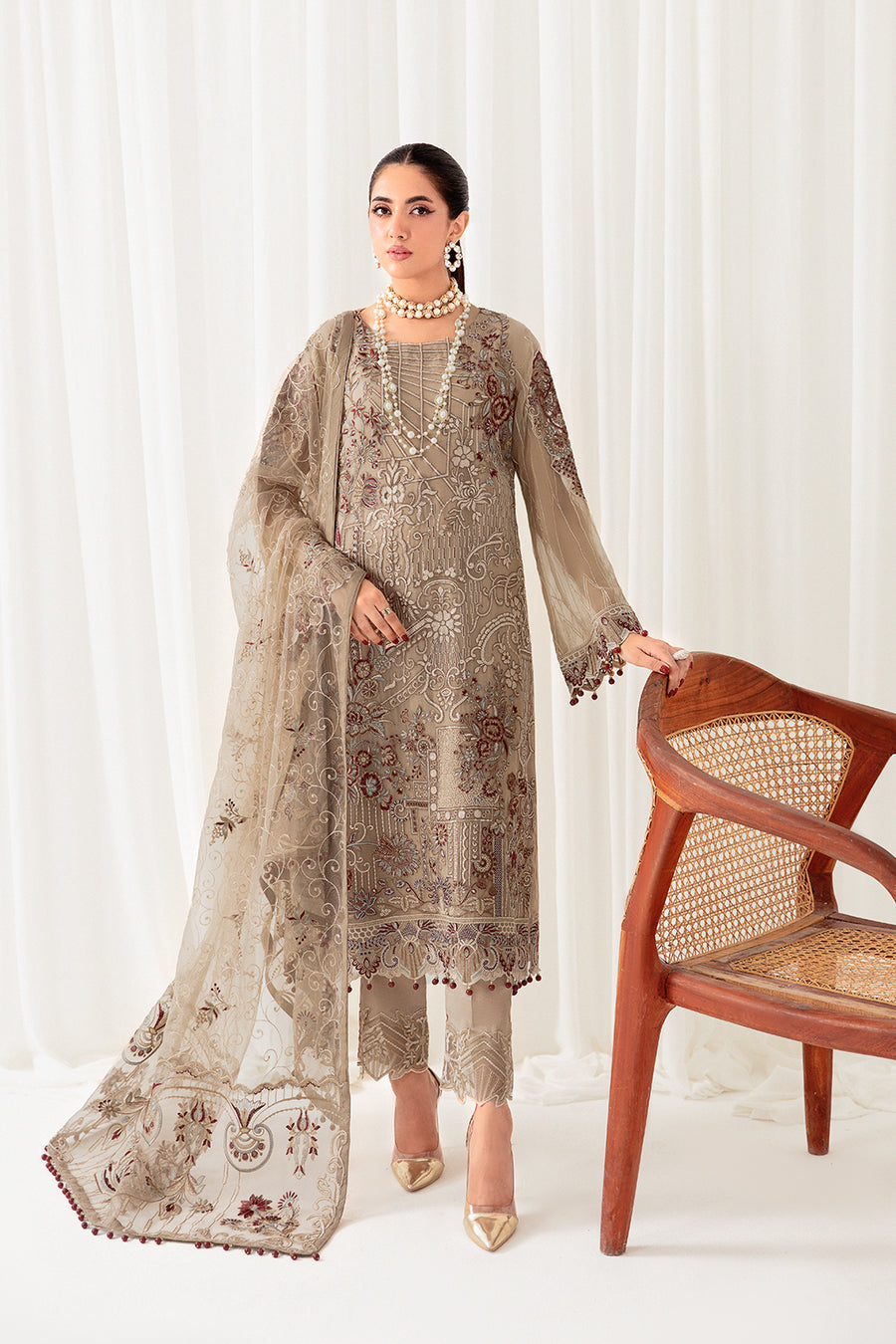 Ramsha |  Rangoon Chiffon Vol 10 | D-1009