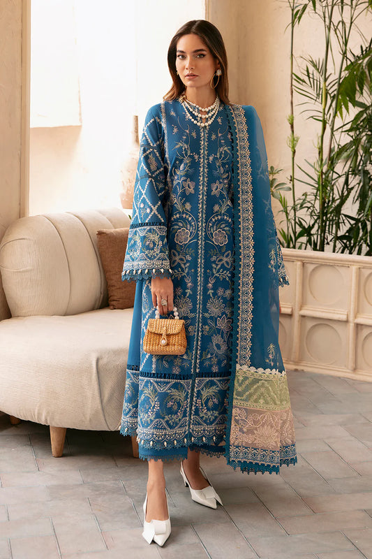 Afrozeh | Embroidered Lawn | Amelia