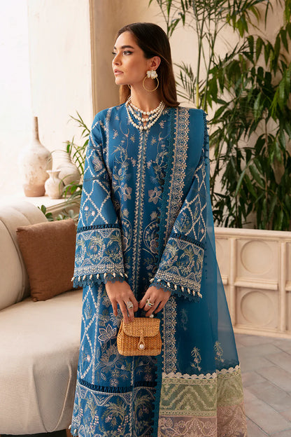 Afrozeh | Embroidered Lawn | Amelia